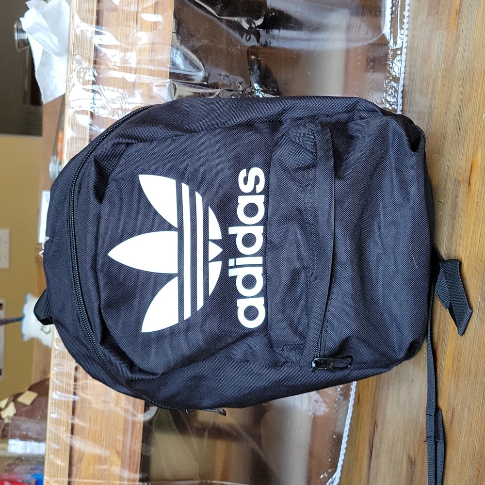 Black Adidas mini backpack